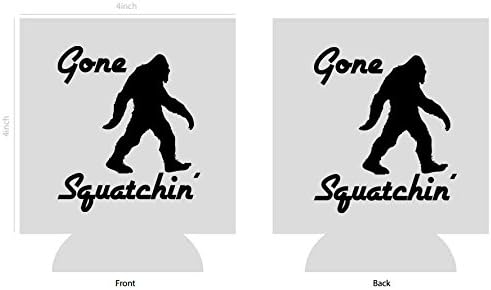 נעלמה קרירות של Squatchin '| סט של שניים | Sasquatch מתנות רגליים גדולות חידוש מצחיק יכול לקרר יותר מגניב